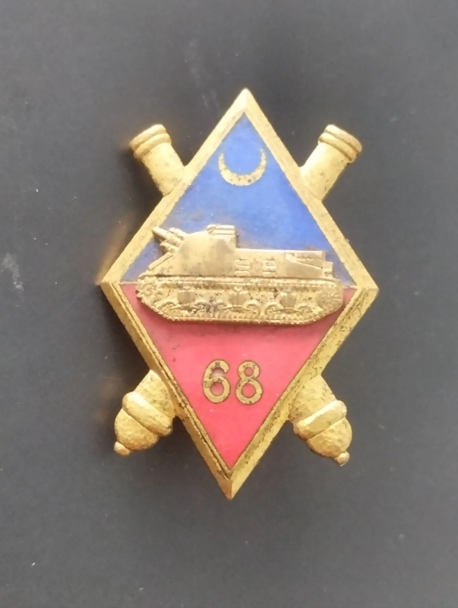 Insigne militaire 68e RAA - Drago Paris H197 (Artillerie d'Afrique)